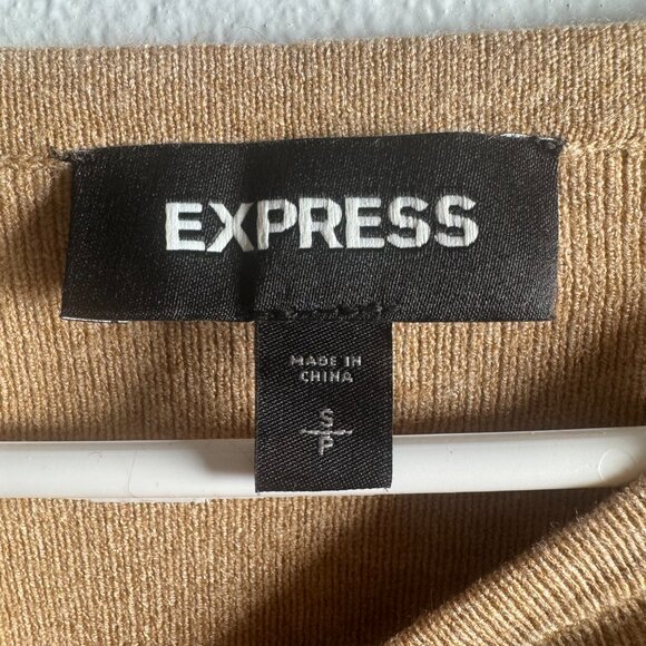 Tan Sweater Dress - Picture 3 of 3